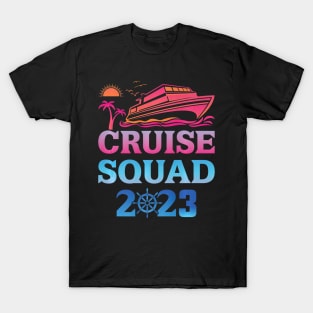 Family Cruise Squad 2023 Family Matching Group Squad Trip T-Shirt